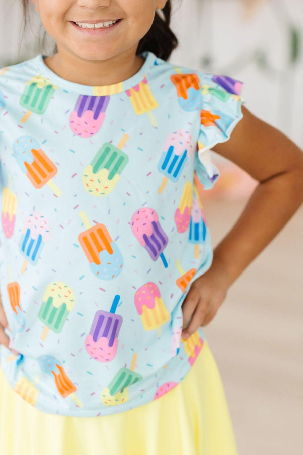sweet-treat-s-s-ruffle-tee Mila & Rose at Sophia's Style-Sweet Treat S/S Ruffle Tee-6-12M-Ruffle Tee S/S-1
